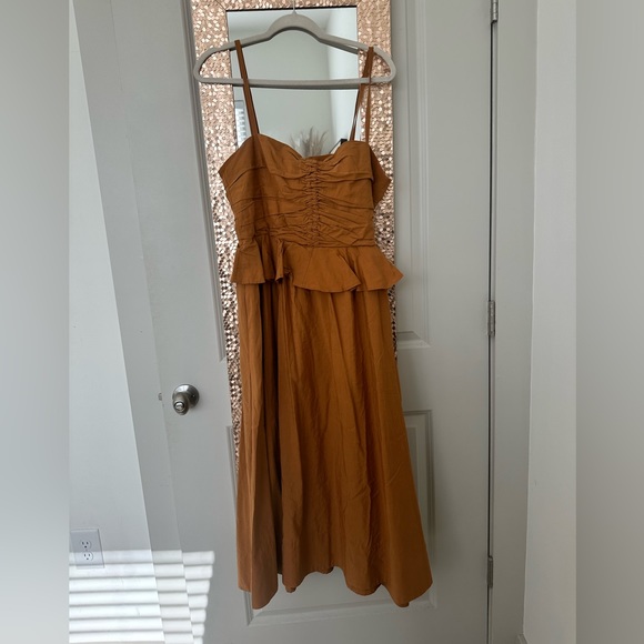 NWT Ulla Johnson Anastasia Dress in Chamomile - Picture 6 of 10